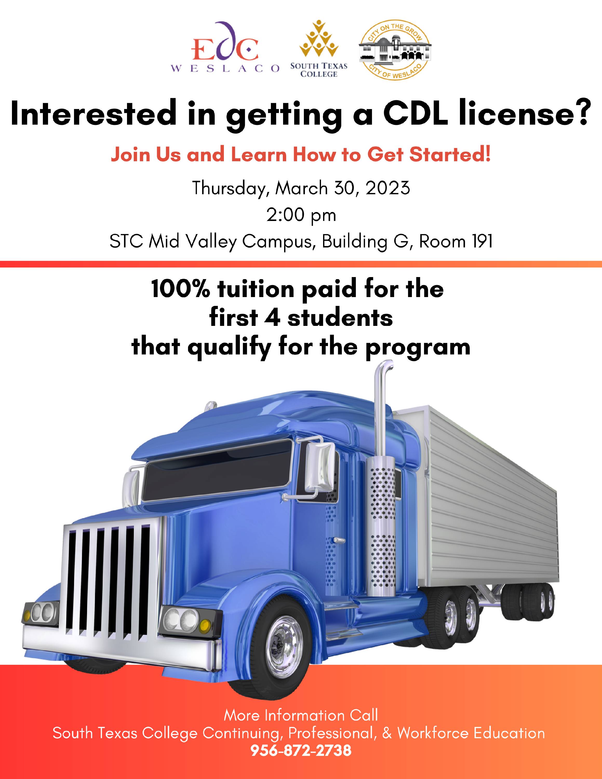STC CDL Program Flyer - March 30 2023 FINAL - Copy